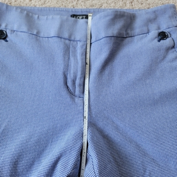 Loft Mraisa Trouser Gingham Blue 6 - Picture 7 of 13